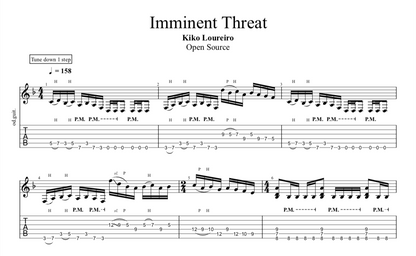Open Source Digital Songbook: backing tracks and Guitar Pro files included - Kiko Loureiro